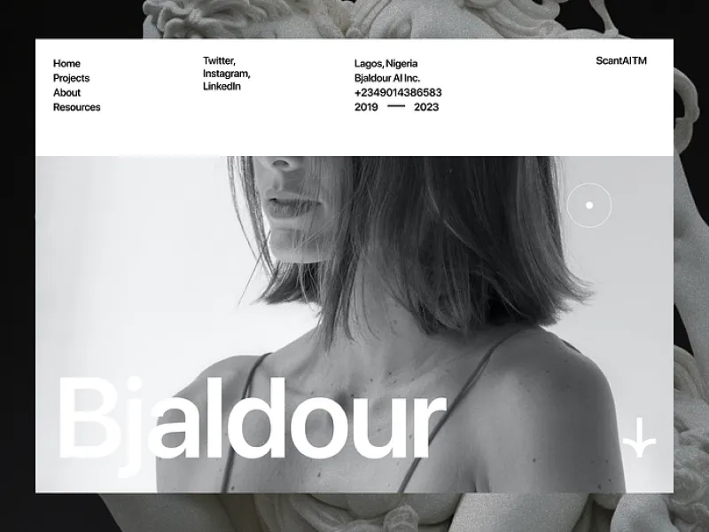 Showcase of a website designed by Rvysion