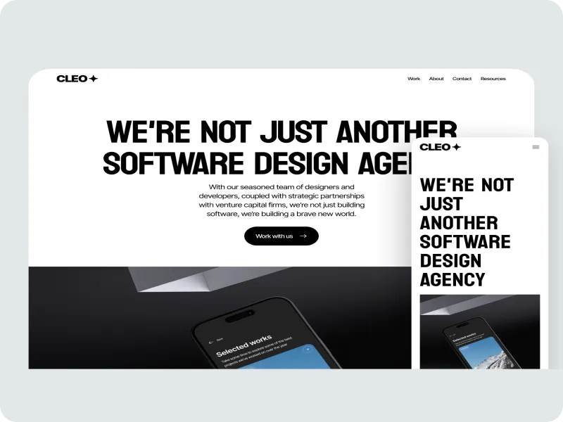 Showcase of website designed by Rvysion